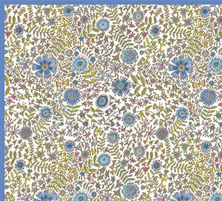 Scarves * 100 % Habotai Silk * 36 x 36 Inches * Blue Meadow