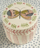 Pottery * Small Round Box * Fluttering