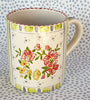 Pottery * 12 oz Mug * Circle Flowers