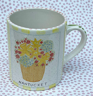 Nantucket * 12 oz mug * Daffodil in Yellow