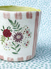Pottery * Little Cup * Floral Pink