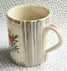 Pottery * 12 oz Mug * Rose Bunch Lavender and Blue