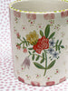 Pottery * 12 Oz Mug * Rose Bunch and Pink Stripes
