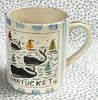 Nantucket * 12 oz Mug * Whale With Blue Stripes