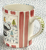 Nantucket * 12 oz Mug * Whales With Red Stripes
