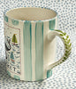 Nantucket * 12 oz Mug * Whales With Turquoise Stripes