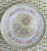 Pottery * 6.5-inch Round Dish * Lavender Daisy