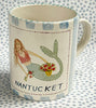 Nantucket * 12 oz Mug * Mermaid With Blue Stripes
