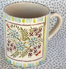Pottery * 12 oz Mug * Scallop Flowers