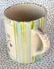 Pottery * 12 oz Mug * Sewing Flowers