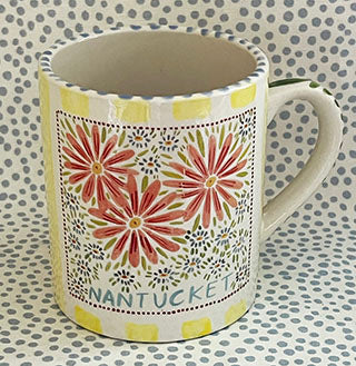 Nantucket * 12 oz Mug * Shasta  With Yellow Stripes