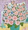 Original Artwork * 18 x 24 * Summer Hollyhocks