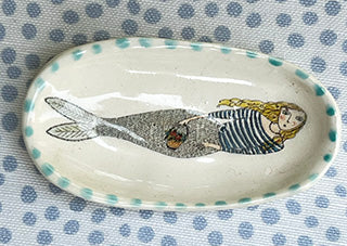 Wee Dish * Mermaid with Stripes