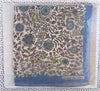 Scarves * 100 % Habotai Silk * 36 x 36 Inches * Blue Meadow