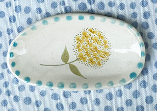 Wee Dish * Yellow Hydranea