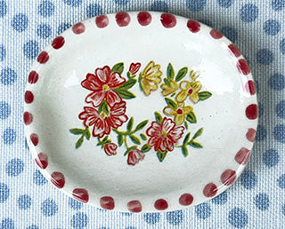 Wee Dish * Rose Circle
