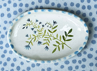 Wee Dish * Blue Sprig