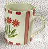 Pottery * 12 Oz Mug * Triple Red