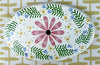 Lightship Basket Supplies * 7" Cocktail Purse Top * Blue Flower / Pink Flower