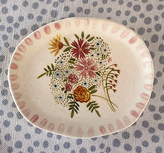 Dishes * 3 x 2 Inch Medium * Butterfly Bouquet