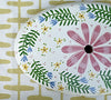 Lightship Basket Supplies * 7" Cocktail Purse Top * Blue Flower / Pink Flower