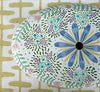 Lightship Basket Supplies * 7" Cocktail Purse Top * Blue Flower / Pink Flower