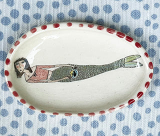 Wee Dish * Vintage Mermaid