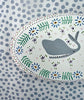 Lightship Basket Supplies * 7" Cocktail Purse Base * Single Whale / Pink Daisy