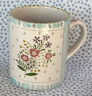 Pottery * 12 oz Mug * Big Bouquet