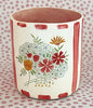 Pottery * Little Cup * Butterfly Bouquet Red