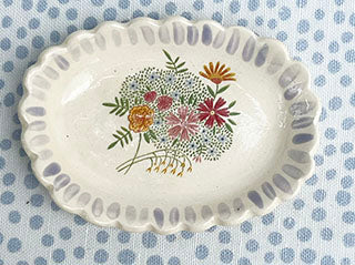 Scalloped Dish * Butterfly Jungle