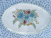 Dishes * 4 Inch Oval * Blue Daisies