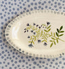 Dishes * 4-5 Inch Oval * Blue Sprig