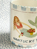 Nantucket * 12 oz Mug * Mermaid With Blue Stripes