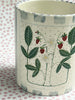 Pottery * 12 oz Mug * Strawberries All Year * Blue Stripes