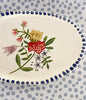 Dishes * 5-Inch Oval * Rose Bunch