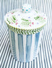 One Of A Kind * Small Canister * Bunch Of Flowers