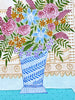 Original Artwork * 11 x 14 * Circus Flowers