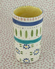 Pottery * Cylinder Vase * Dots and Florals