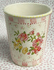 Pottery * 8 oz Cup * Circle Flowers