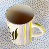 Pottery * 12 oz Mug * Bluebells and Violet