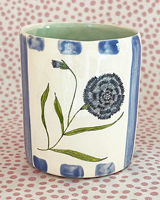 Pottery * Little Cup * Cornflower