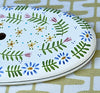 Lightship Basket Supplies * Double Flowers * 7 inch Cocktail Purse Top