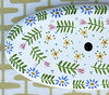 Lightship Basket Supplies * Double Flowers * 7 inch Cocktail Purse Top