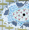 Lightship Basket Supplies * Flowers and Whales * 6 inch Cocktail Purse Top