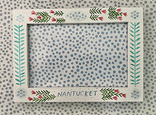 Nantucket * Picture Frame * 4 x 6 * Flowers