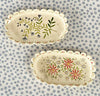 Dishes * 3 Inch Scalloped Dish * Blue Sprig