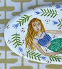 Lightship Basket Supplies * Hydrangea Basket and Mermaid * 7 inch Cocktail Purse Top
