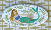 Lightship Basket Supplies * Hydrangea Basket and Mermaid * 7 inch Cocktail Purse Top