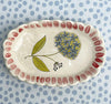 Scalloped Dish * Hydrangea